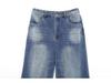 2025 Spring Women's Fashion Denim Jacket and Straight-Leg Pants Set