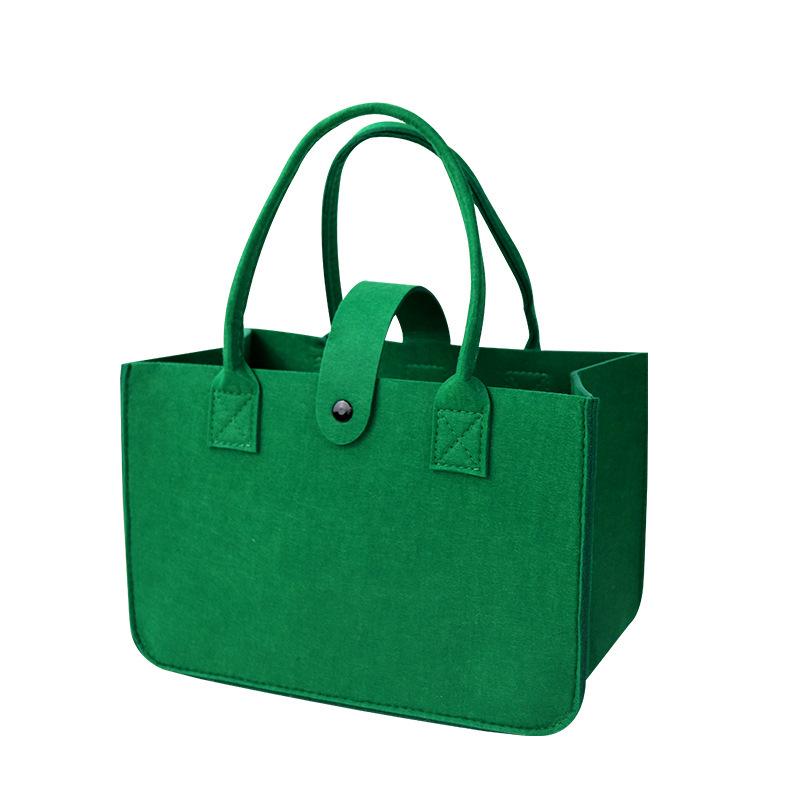 

Персонализированная мультяшная фетровая сумка-тоут для свадеб и дней рождения с пряжкой