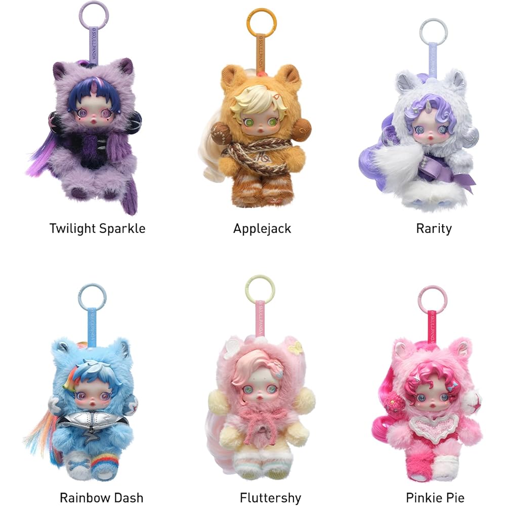 Pop Mart Skullpanda My Little Series Plush Pendant Figure Collectible Toy Blind Box 1 Piece