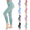 Women's Color High Waist And Hip Lifting Sports Tight Pants Fitness Pants