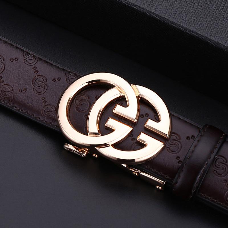 Hochwertiger Herren-Automatikgürtel - Zweilagiges Premium-Rindsleder für Freizeit & Business