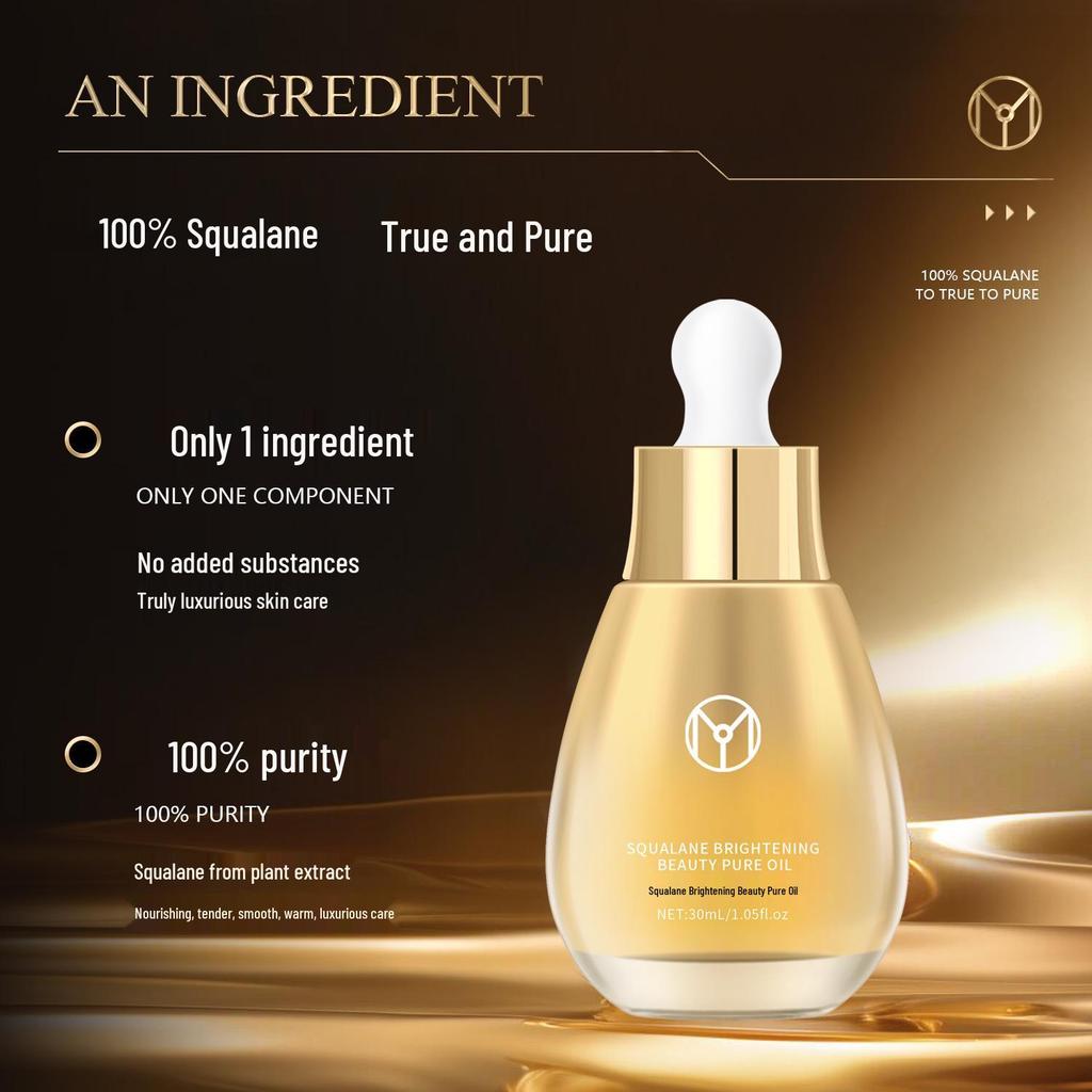 JYVI Zhen Yi Mei 100% Squalane Anti-Wrinkle Firming Moisturizing Facial Serum Oil