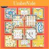 Houten Educatief Bordspel Set Voor Kinderen Met 32 In 1 Multifunctioneel Puzzel- En Strategispel