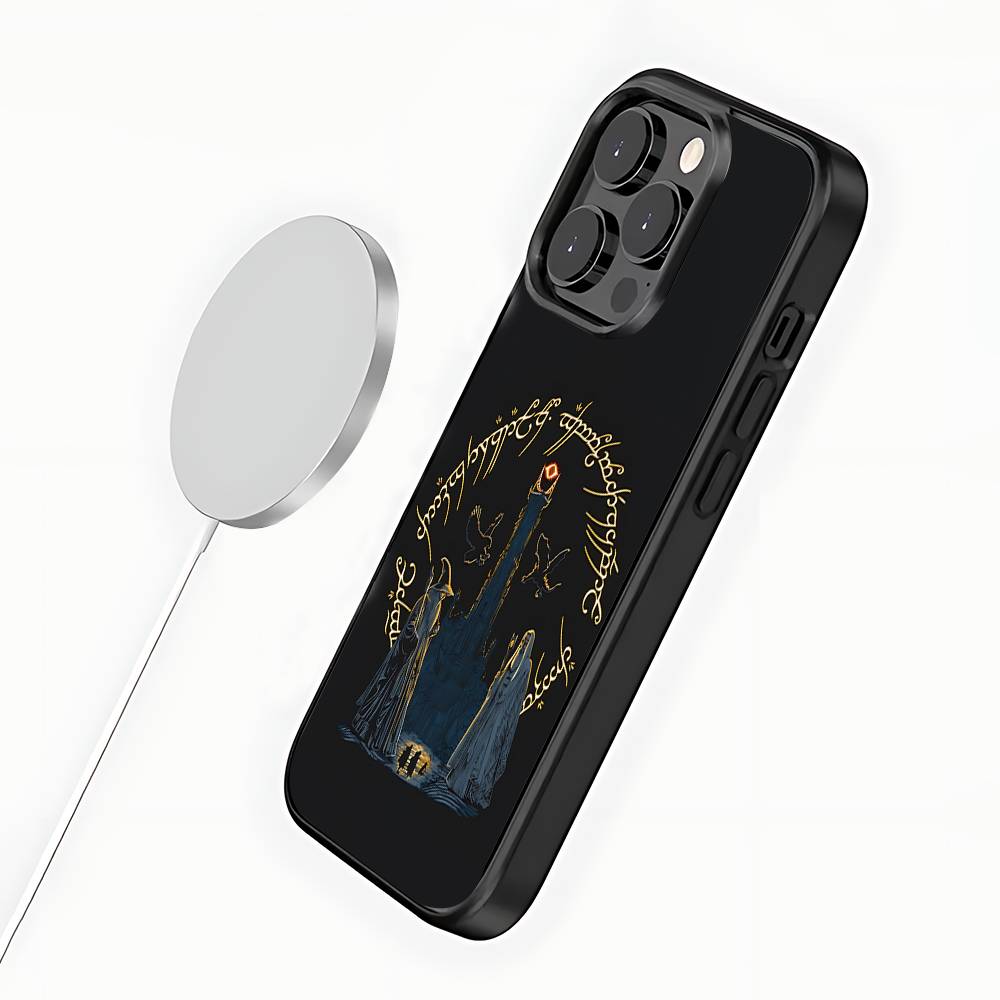 L-Lord of the R-Rings Map Phone Case For iPhone 17,16,15,14,13,12,11,Pro,Max,Plus,Mini,SE4,E Magnetic Magsafe Wireless Charging
