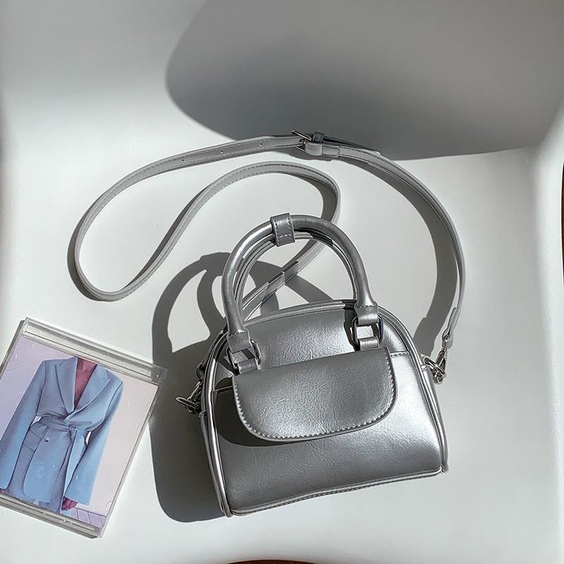 South Korean Niche Women s Fashionable Boston Bag Handbag High-end Personalized Cross-body Small Commuter