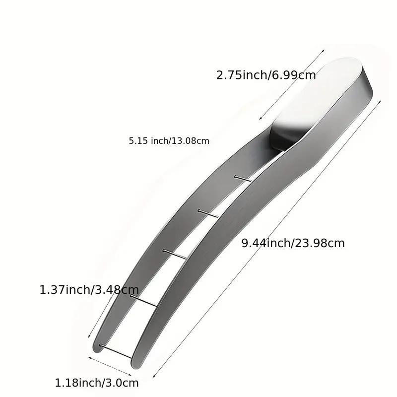 1 pezzo, Taglia anguria rapido e sicuro - Taglia cubetti in acciaio inossidabile per macedonia e melone - Gadget e accessorio da cucina per argento