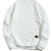 Foreign trade Men's sweater autumn and winter heavy plaid loose casual pullover round neck jacket