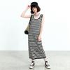 ENC Black and White Striped Tank Dress