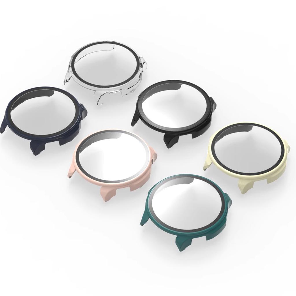 PC+Tempered Glass Case For Huami Amazfit Balance 2 Anti-Drop/Scratch Hard Cover Bumper For Amazfit Balance 2 Smartwatch Bumper