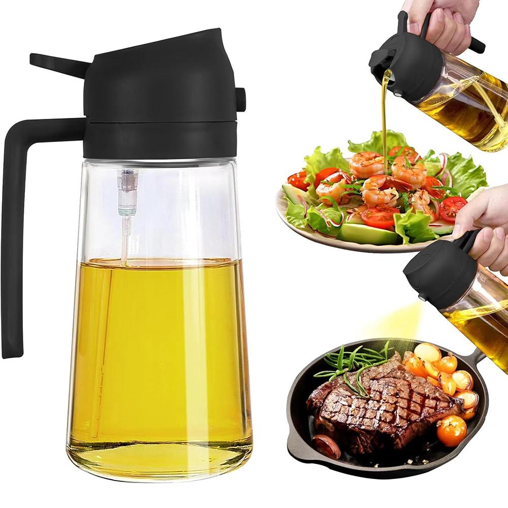 Spray Oil Sprayer Oil Cruet Bottle Kitchen Oils Spray Dispenser Seasoning Accessories Nebulizing Mist Filling Cooking Dual Use