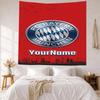 Fc Bayern Mnchen Custom Your Name Wall Decor Tapestry Art For Pet Memorial Birthdaywedding Party Backdrop Family Gift