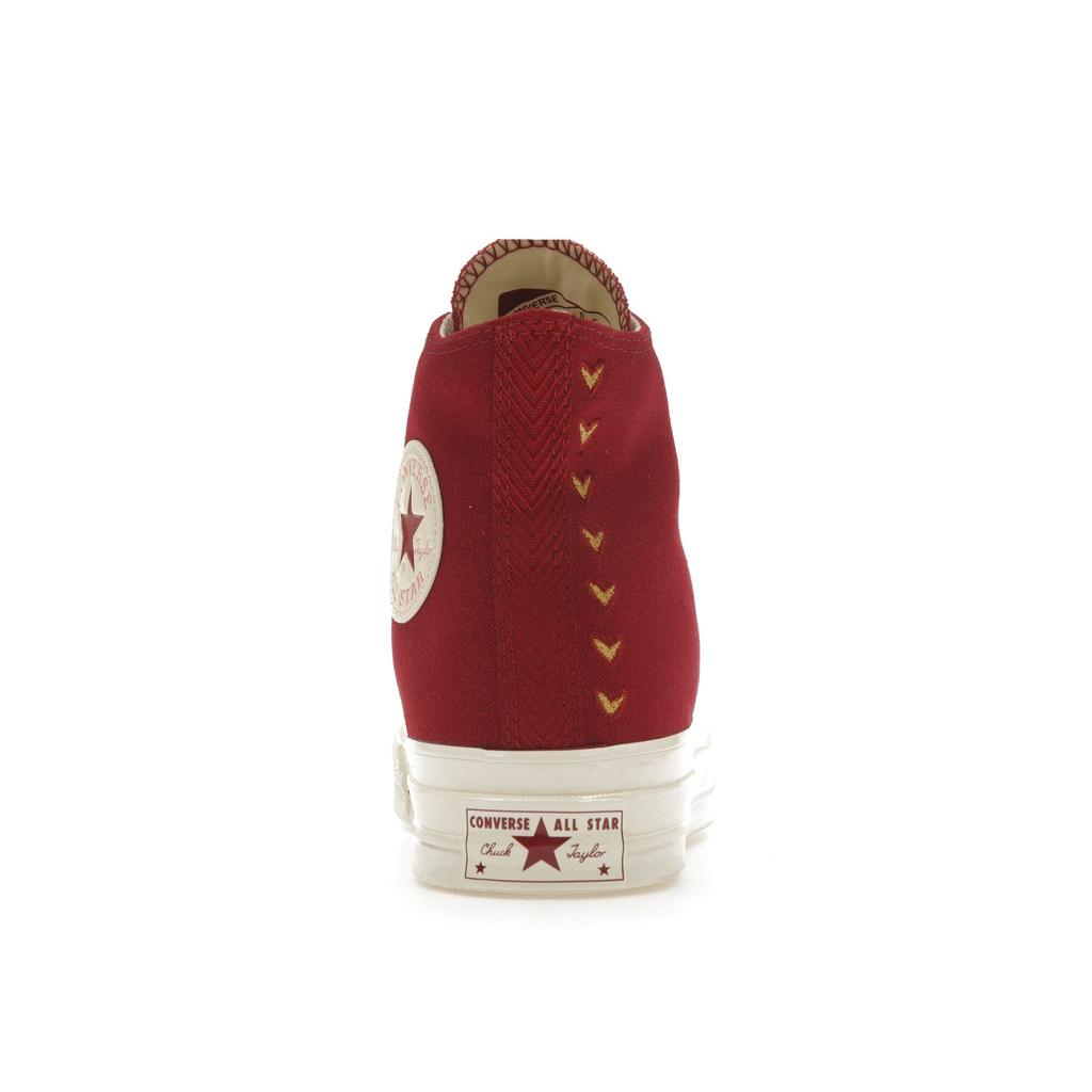 Converse Chuck 70 Hi Heart Red/White/Gold Unisex A03931C