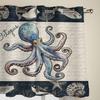 Octopus Shell Starfish Window Curtains for Living Room Luxury Bedroom Curtain Kitchen Blinds Drapes Curtains
