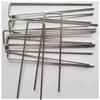 U-Shaped Galvanized Steel Turf Nails with Plastic Coating for Landscaping and Weed Barrier Fixing