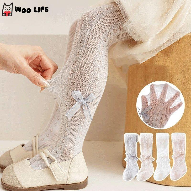Baby Tights Seamless Mesh Pantyhose Summer Hollow-out Thin Leggings Breathable Baby's Leggings