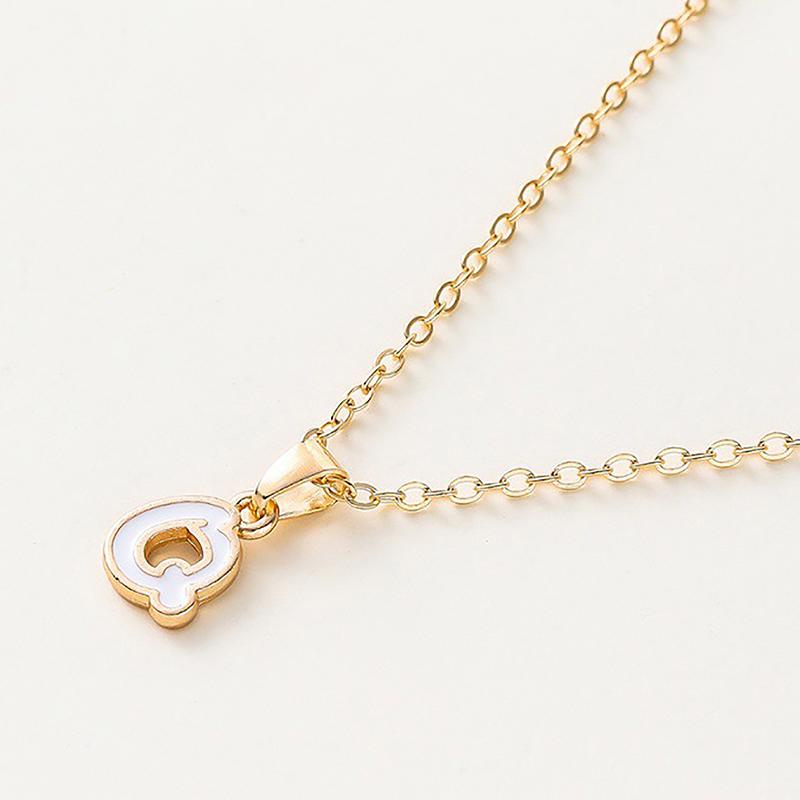 Personalized 26 Initials Charm Necklace For Women Men Premium Design Name Necklace Ladies Jewelry Gift