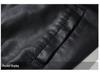 Men's Casual Hooded PU Leather Motorcycle Jacket