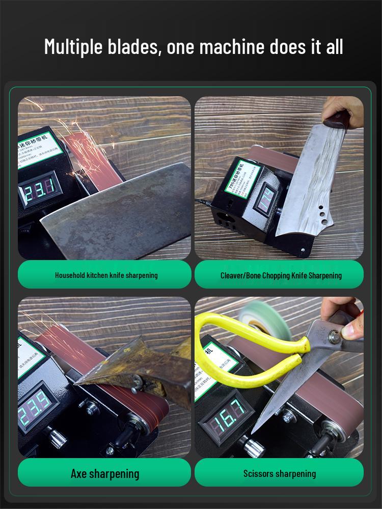 Compact Fully Automatic Electric Knife Sharpener for Home and Commercial Use