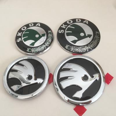 Wsmrp6 1pcs 3D 90mm 80mm for Car Front Grille Head Hood Bonnet Emblem Rear Tail Bumper Trunk Sticker Badge Styling Accessories