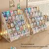 Ultraman Acrylic Card Display Stand - Tiered Desktop Postcard Organizer with Divided Slots