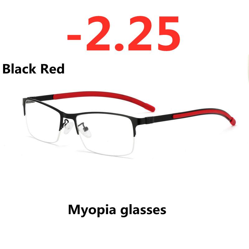 Ochelari pentru miopie anti-lumină albastră Ramă Femei Bărbați Metal Student Finisat Ochelari miop -0,5 -1 -1,5 -2 -2,5 -3 -3,5 La -6