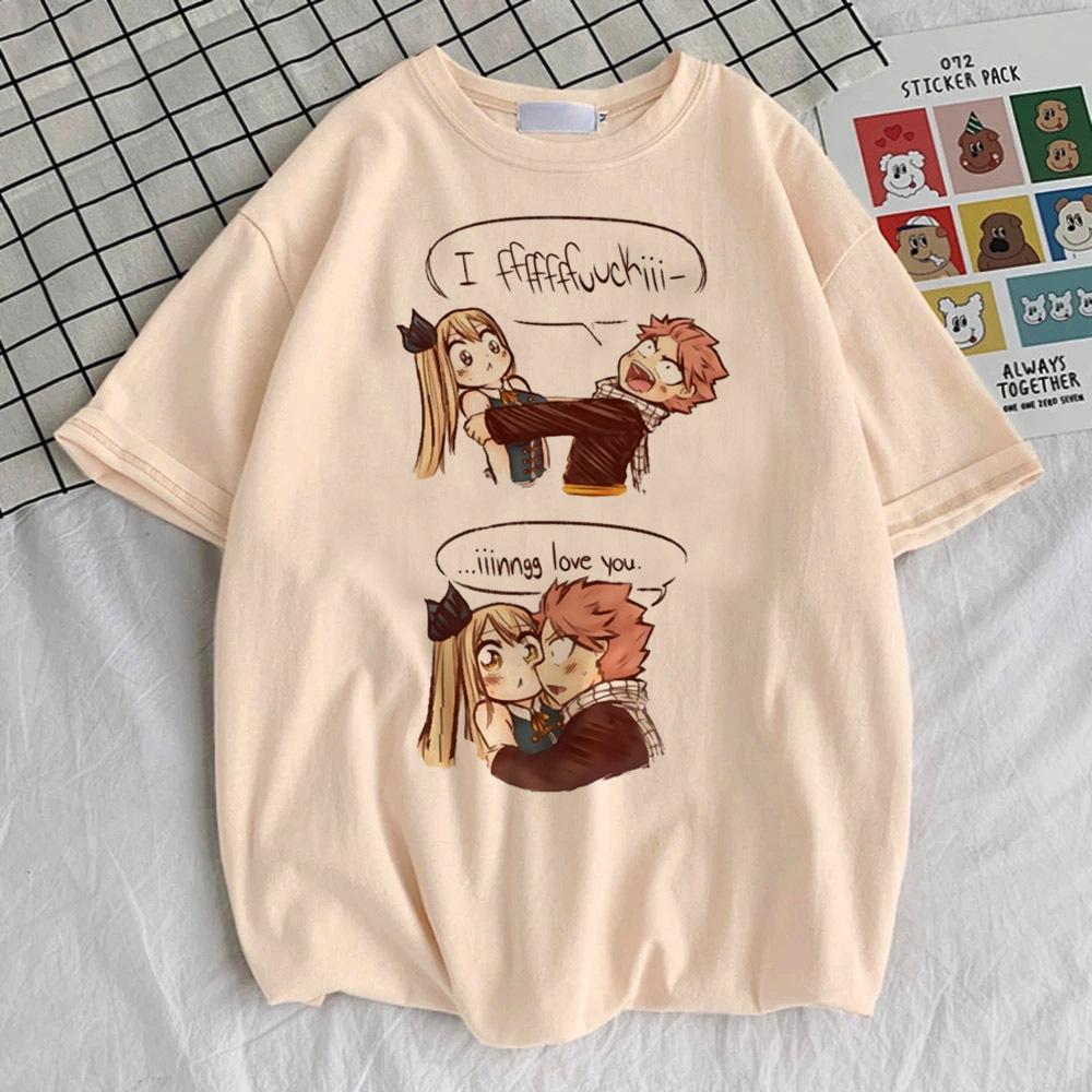 

Fairy Tail t shirt girl 80s hip hop Y2k graphic Digital Pastel top tees Digital harajuku Gothic Pastel Graphic anime 2XL