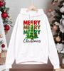 Merry Christmas Green Tree Design Men Hoody Pocket All-Match Hoodies Casual Fleece Streetwear Oversized Comfortable Pullover