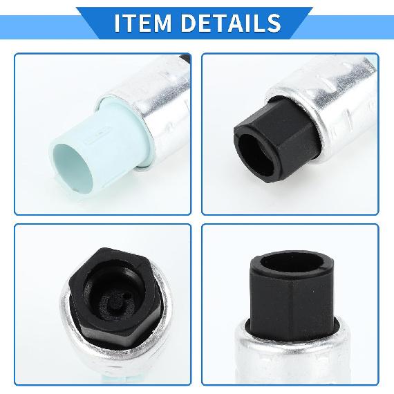 1 Pc A/C Pressure Switch Sensor for Ford F-250 F-350 F-450 Super Duty 1999-2010 Engine Air Conditioning Refrigerant Pressure Transducer