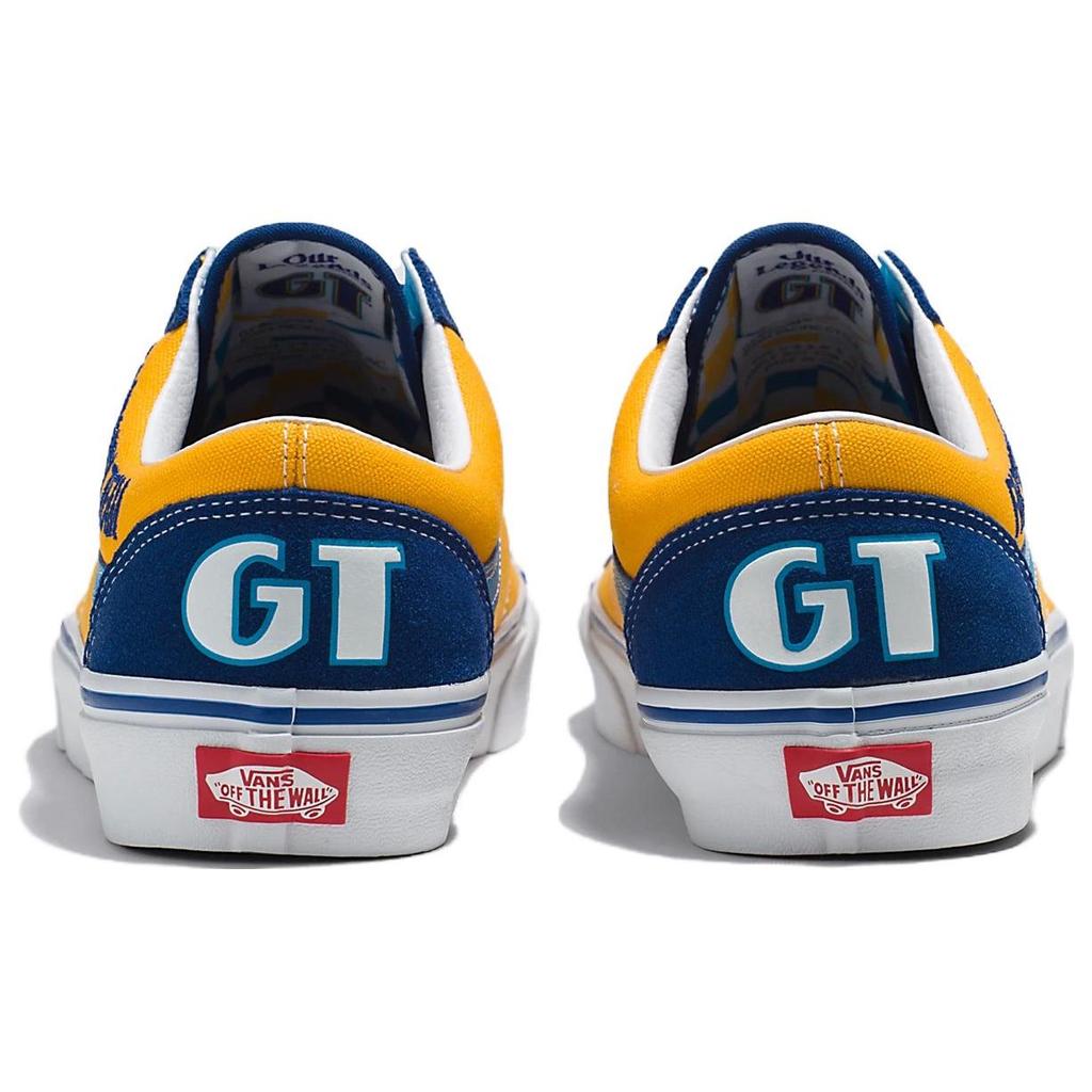 Vans Our Legends X  Fashion Durable Lightweight Low-Top Skate Shoes Unisex sneaker Blue Yellow VN0A54F6BYL