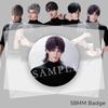 1/5 Stück 58MM Love and Deepspace Sylus Rafayel Zayne Xavier Caleb Anime Cosplay Abzeichen Schwarzes Enganliegendes Oberteil Brosche Anstecknadel Kostümdekoration
