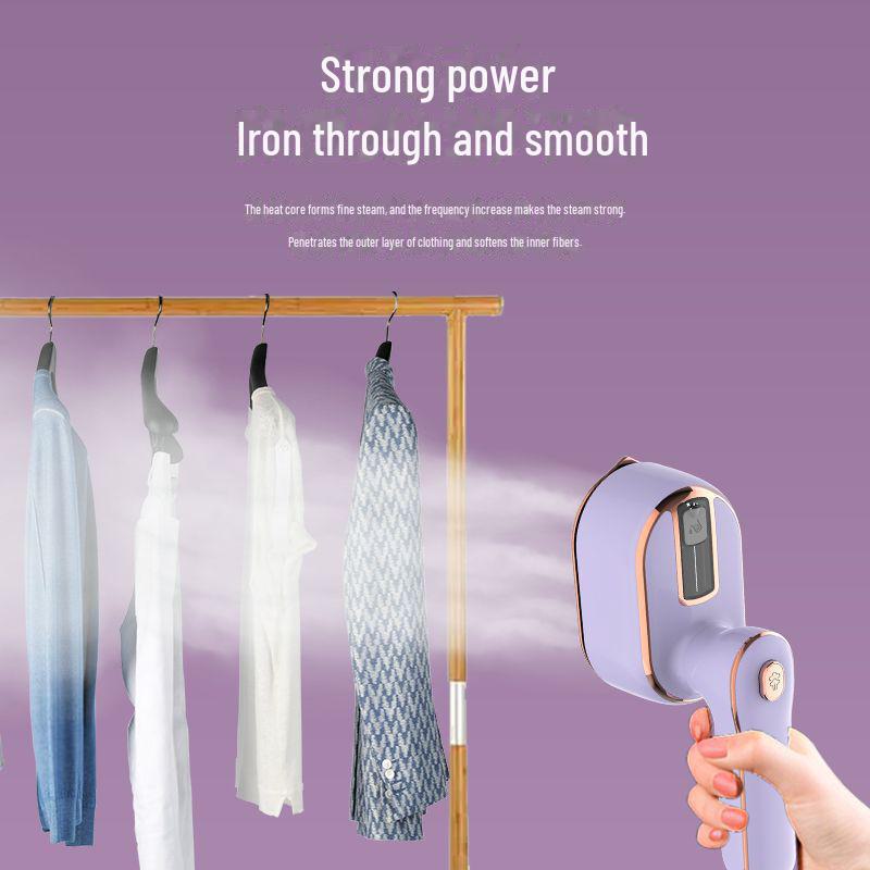 Compact Handheld Mini Steam Iron for Home Use