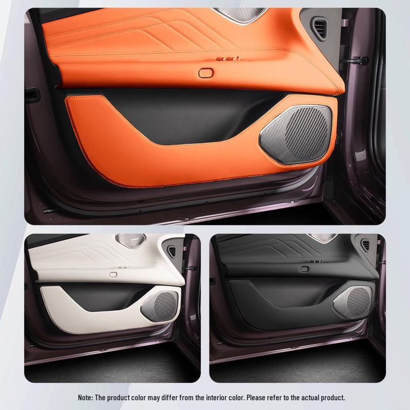 Lynk & Co 10EMP Car Door Kick Mats - Anti-Scratch, Protective Interior Pads