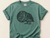 Curious Owl T-Shirt – Cute Head Tilt Owl Graphic, Vintage Woodland Bird Tee, Comfort Colors Unisex Shirt, Bird Lover Gift