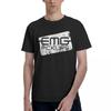 EMG Pickups Distressed Electric Guitar Logo 100 Cotton Casual Breathable Confortable Top Mens Clothing Brands T Shirt Men