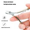Nail Cuticle Scissors Stainless Steel  Manicure Color Nail Clippers Nail Set Multi-Function Nail