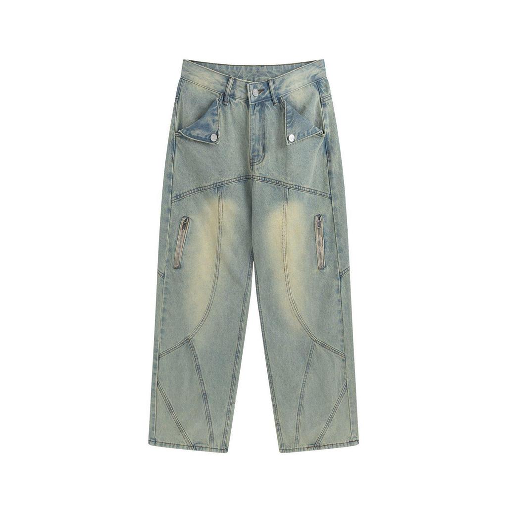 Women's High-Waisted Retro Wide-Leg Jeans – Summer Street Style
