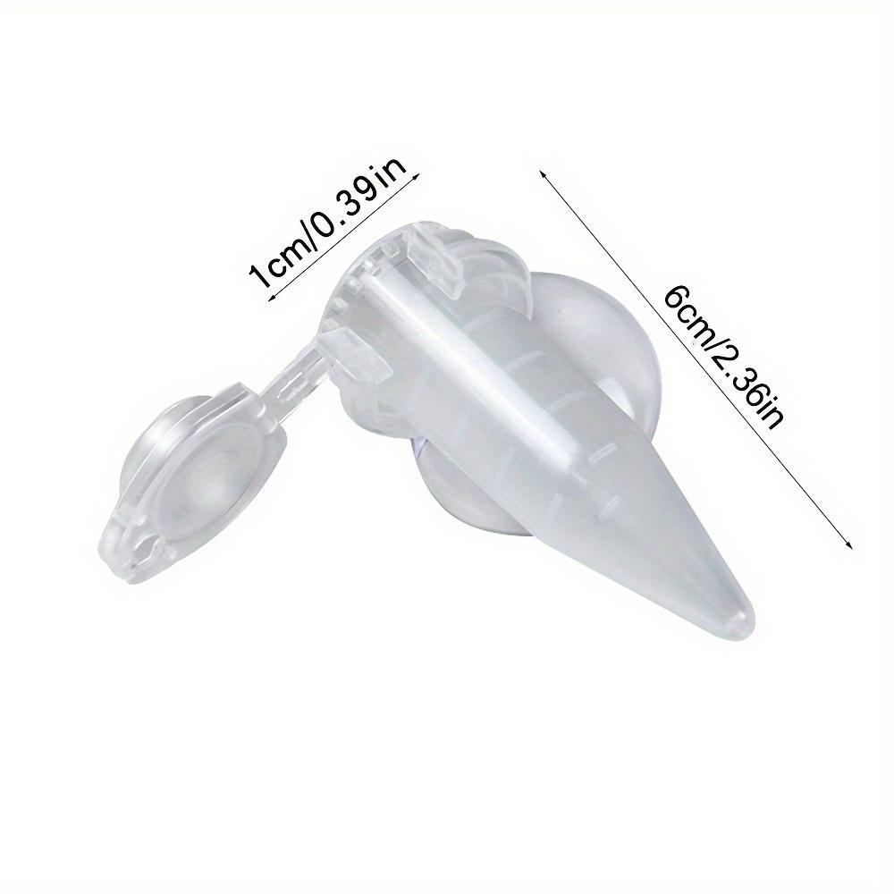 Easy-Attach Suction Cup Aquarium Feeder for Small Fish Shrimp Durable PVC Worm-Friendly Design