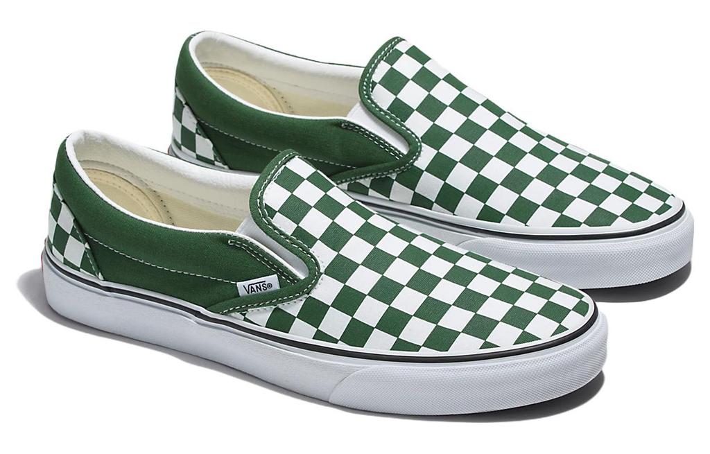 Vans Checkerboard 'White/Green' Sneakers VN0A7Q5D6QU