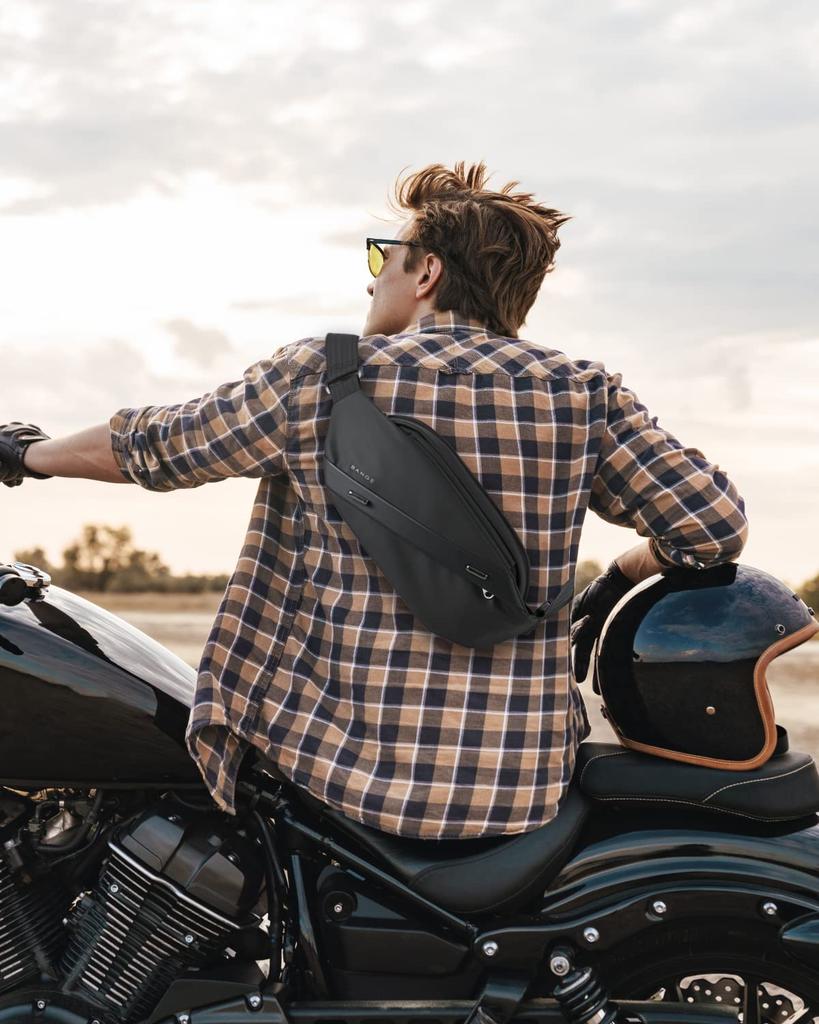 YESLAU Shoulder Body Crossbody Waist Large Perfect for Commuting Bag, Bag, Bag, Bag, One-Shoulder Bag, Men's, Waterproof, Small, Lightweight,