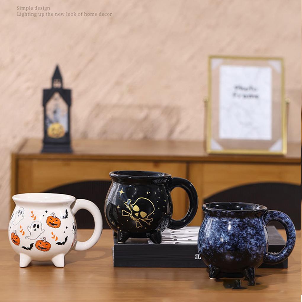 Halloween Kaffeetassen Personalisierte Tasse Tasse Gruselig Für Chinesischen Traditionellen Ofen Gedreht Geeignet für Weiblich Männlich