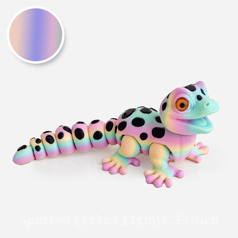 Multi-joint Movable 3D Printed Animals Mini Cute Sensory Toy Funny Home Accessories Kids Gift
