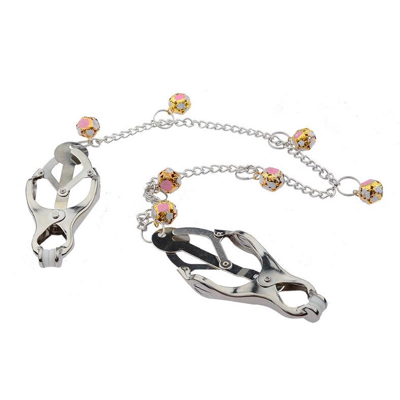 Adult Supplies Sexy Nipple Clamp Mei Mei Butterfly Nipple Clamp Flower Bell