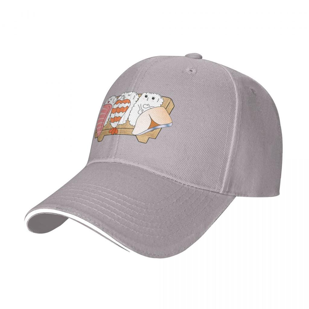 Funny Japanese Nigiri Sushi Sleepwalking Pool Party Baseball Caps Women High-end Male Beach Golf Hat Trucker Cap