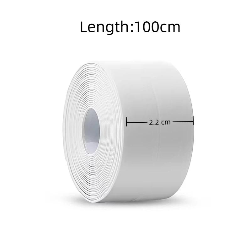 Self Adhesive Caulk Tape Waterproof Flexible Sealing Strip Mildew Free for Bathroom Wall Corner Kitchen Sink Gap