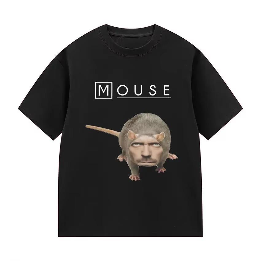 2026 Housemouse Md Funny Graphic Tshirt Unisex Unisex Casual Oversized Short Sleeve T Shirt Fashion High Quality Tees Streetwear