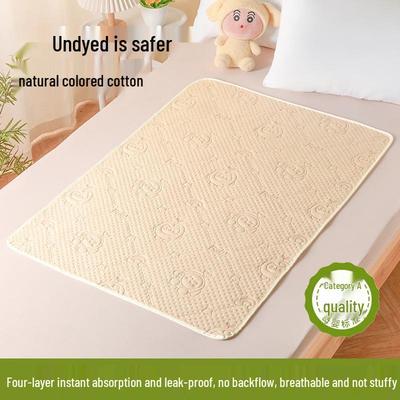 Multi-Use Waterproof Cotton Pad: Infant Diaper, Leakproof Nursing, Breathable Menstrual, Washable Incontinence.