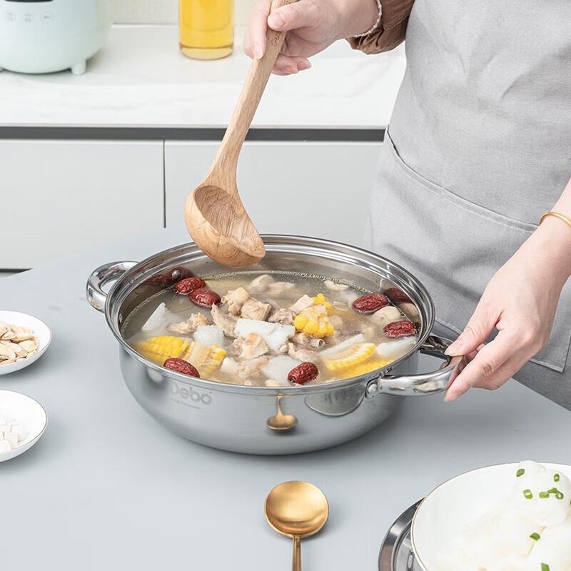 Debo 4-Piece Cookware and Rice Strainer Set