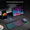 Luminous Wireless Keyboard & Mouse Set for iPad, Silent Bluetooth, Portable, High-Value