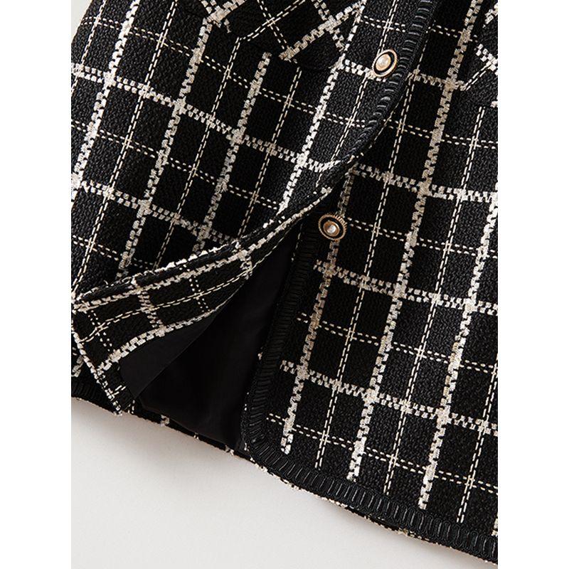 Pointed Single British Style Female Long Gradient Pattern V-neck Wool Vest Fall and Winter Bandage Dress Base Jumper Dress Welfare Grab