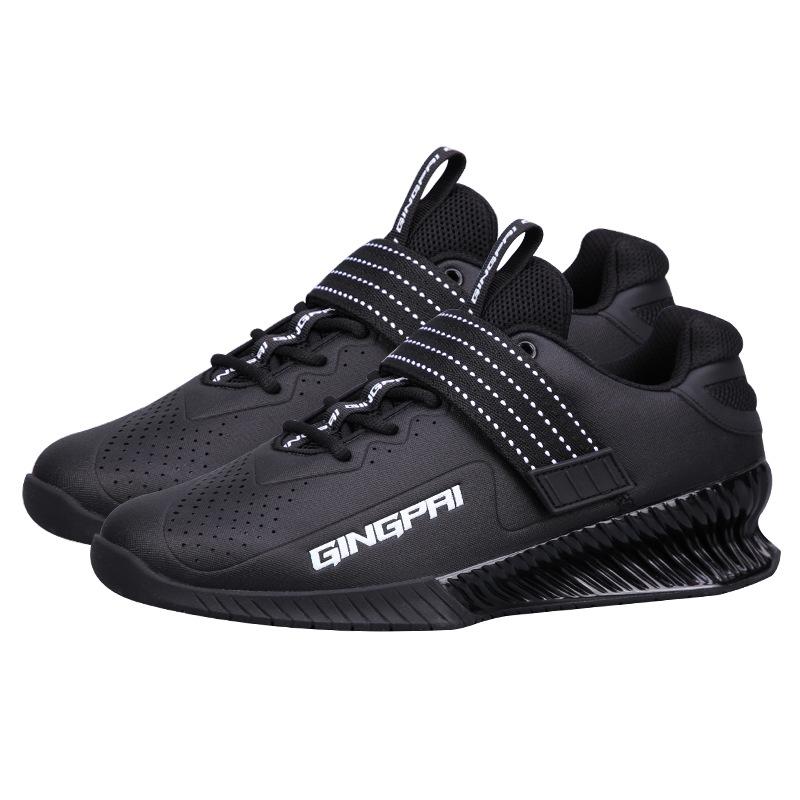 Originale GINGPAI Lifting Megin Powerlifting Schuhe für Männer und Frauen Klettverschluss Gewichtheben & Deadlifting Schuh für Kniebeugen